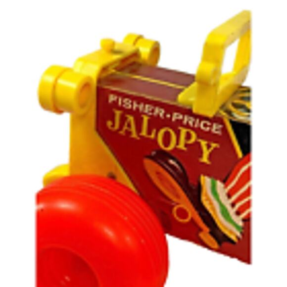 Fisher Price Jalopy Pull Toy #724 1965 Vintage - Picture 9 of 10
